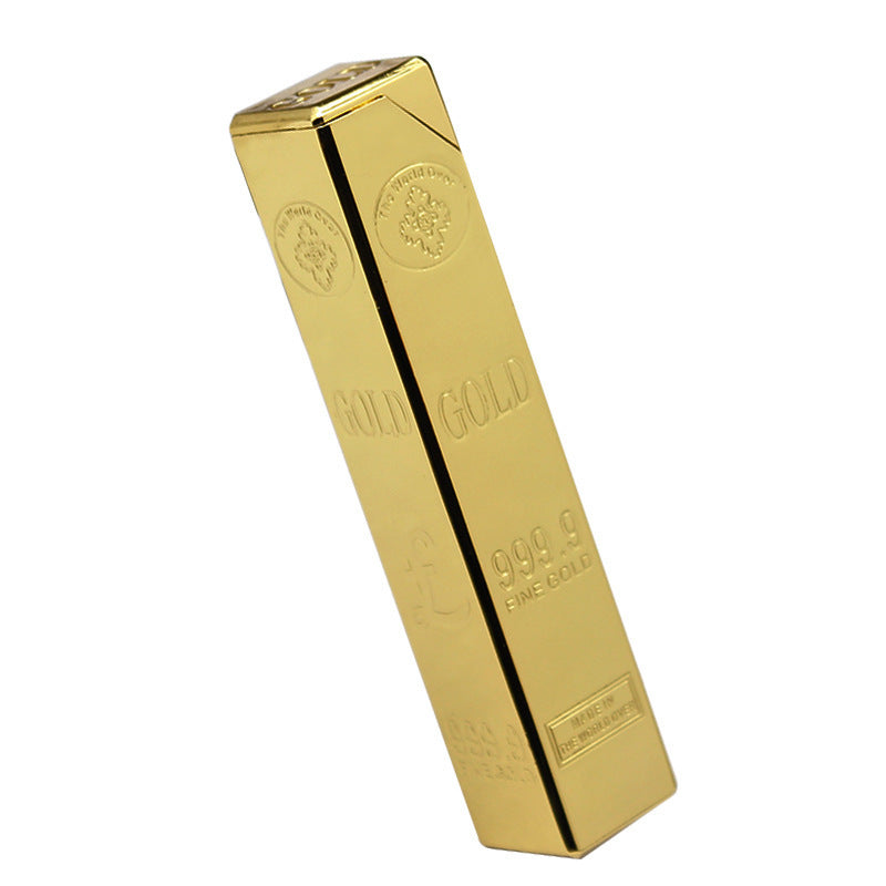 Creative Household Long Gold Bar Gas Lighter