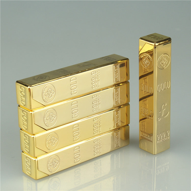 Creative Household Long Gold Bar Gas Lighter